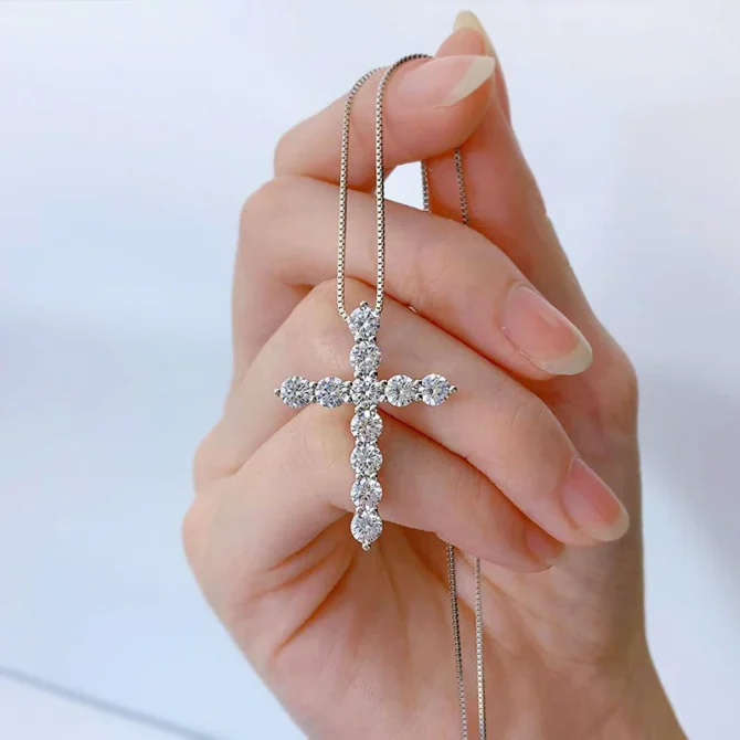 Retro Cross Necklace