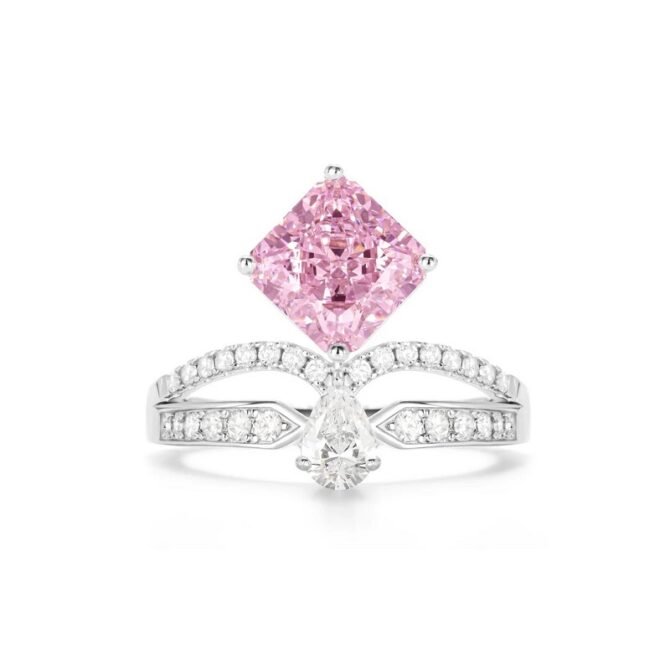 Vintage Pink Gemstone Ring