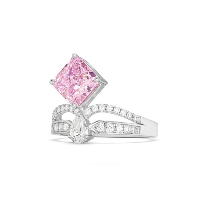 Vintage Pink Gemstone Ring